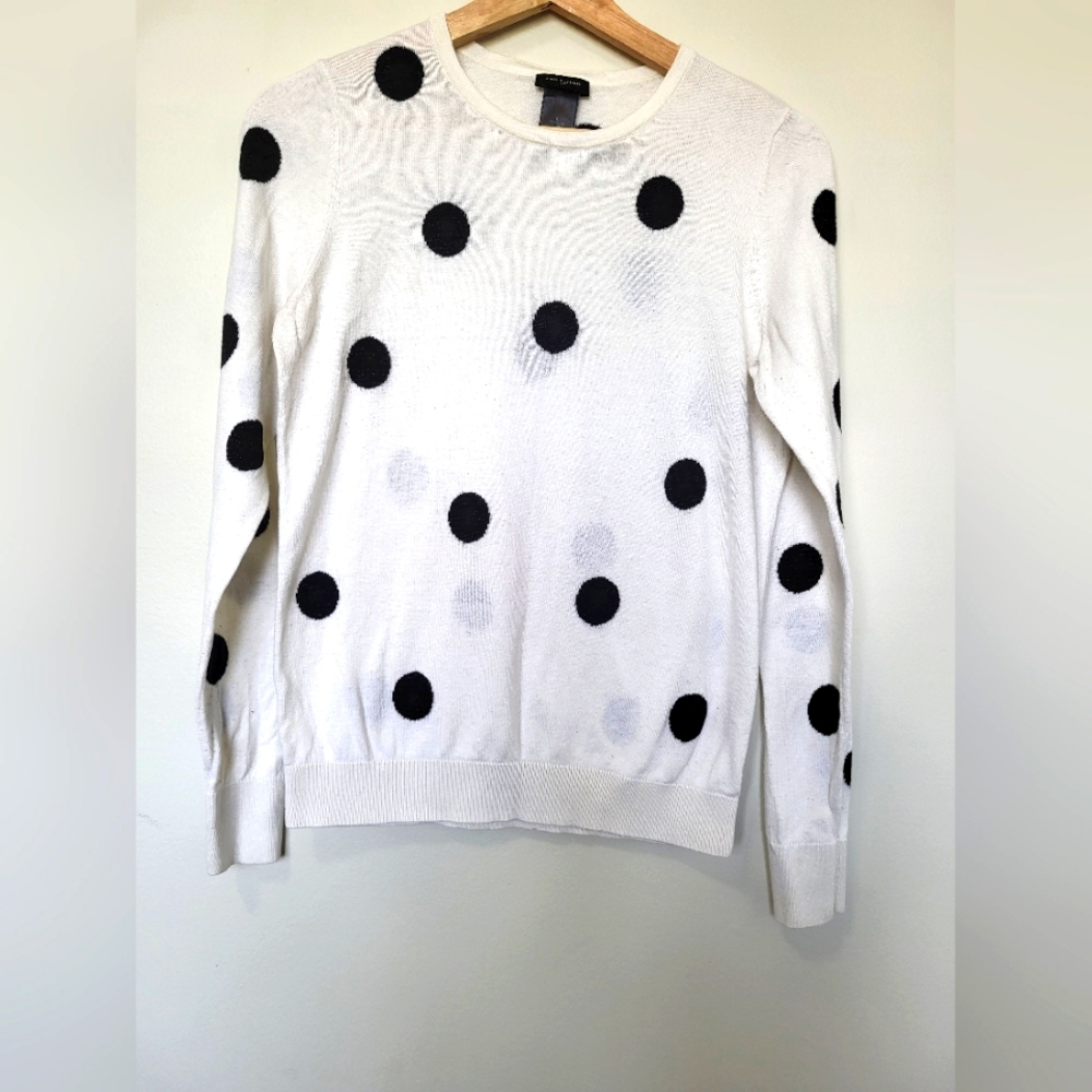 Ann Taylor polka dot sweater